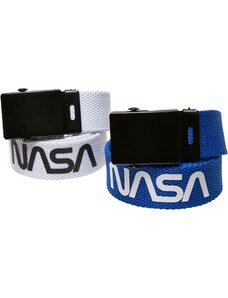 MT Accessoires NASA Belt Kids 2-Pack bílá/modrá