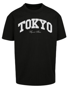 MT Upscale Oversize tričko Tokyo College černé
