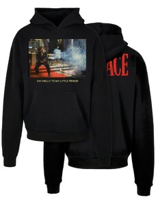 MT Upscale Scarface Little Friend Ultraheavy Oversize Hoodie černá