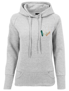 MT Ladies Damen Ladies Kicks Love EMB Hoody šedá