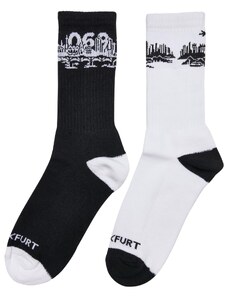 MT Accessoires Major City 069 Ponožky 2-balení černo/bílé