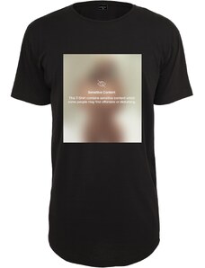 MT Men Černé tričko Sensitive Content