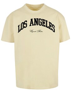 MT Upscale L.A. College Oversize tričko měkké žluté