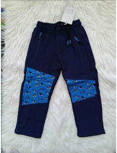 Chlapecké teplé softshellové kalhoty SEZON SF-1973, barva modrá, vel. 98-128