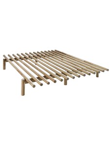 Dřevěná dvoulůžková postel Karup Design Pace 160 x 200 cm
