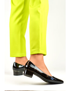 Capone Outfitters Blunt Toe Buckle Mary Jane Shoes