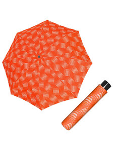 Doppler Mini Fiber WAVE - dámský skládací deštník oranžová