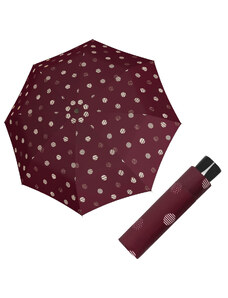 Doppler Mini Fiber TIMELESS RED - dámský skládací deštník puntíky