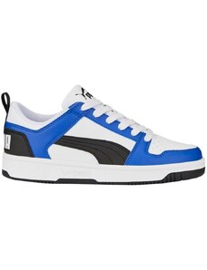 Dětské Unisex sneakersy Puma Rebound Layup Lo SL modro-bílé velikost 37