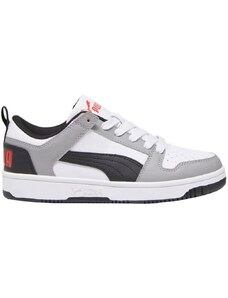 Dětské Unisex sneakersy Puma Rebound Layup Lo SL bílo-šedé velikost 38