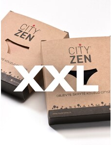 CityZen Kalhotky VALENCIA černé+tělové - XXL