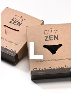 CityZen Kalhotky VALENCIA černé+tělové - L
