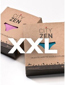 CityZen Kalhotky VALENCIA petrolejové+šeříkové - XXL