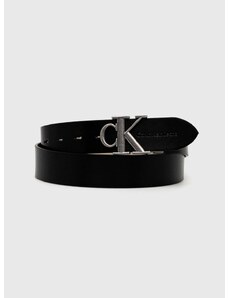 Oboustranný pásek Calvin Klein Jeans pánský, černá barva, K50K511415