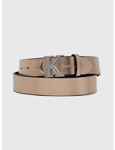 Pásek Calvin Klein Jeans dámský, zlatá barva, K60K611488