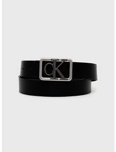 Oboustranný pásek Calvin Klein Jeans pánský, černá barva, K50K511519
