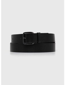Kožený pásek Calvin Klein pánský, černá barva, K50K511334