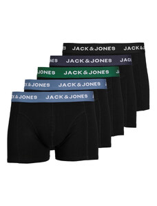 5PACK pánské boxerky Jack and Jones černé (12254366)