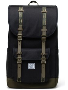 Herschel Herschel Little America Backpack Black/Ivy Green