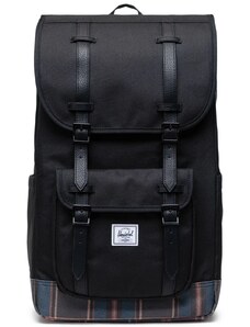 Herschel Herschel Little America Backpack Black Winter Plaid