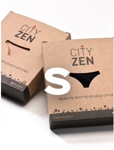 CityZen Kalhotky VALENCIA černé+tělové - S
