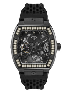 Philipp Plein | THE $KELETON hodinky | Černá