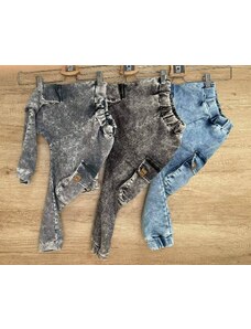 Chlapecké soft jeans kapsáče světle modré