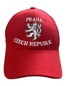 CZECHMANIA Kšiltovka PRAHA CZECH REPUBLIC – červená