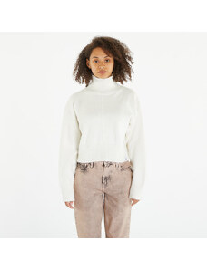 Dámský svetr Calvin Klein Jeans Boucle High Neck Sweater Ivory