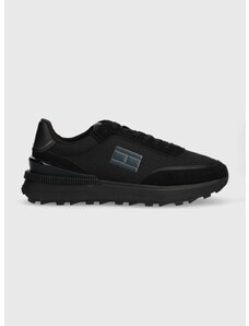 Sneakers boty Tommy Jeans TJM TECHNICAL RUNNER černá barva, EM0EM01265