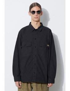 Košile Stan Ray CPO SHIRT černá barva, relaxed, s klasickým límcem, AW2311149