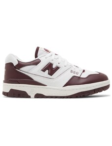 New Balance 550 White Burgundy
