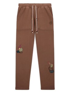 Travis Scott X Jordan Fleece Pants Archaeo Brown