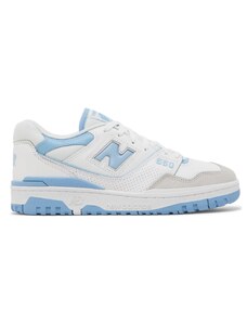 New Balance 550 White Blue Haze Rain Cloud