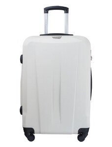 Kvalitní cestovní kufry Paris Puccini střední ABS803B 0 bíly