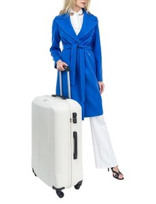 Kvalitní velký cestovní kufr L Paris ABS803A 0 bíly 116l Puccini