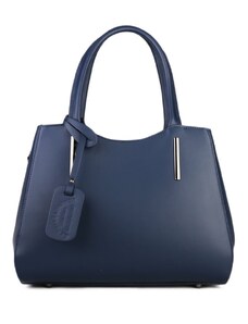 Moderní kožené kabelky Castela modré