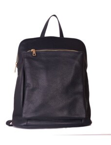 Modrý kožený batoh a kabelka 2v1 Navaro
