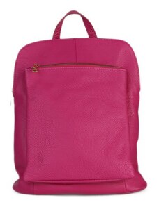 Italský silně růžový batoh a kabelka v jednom Navaro
