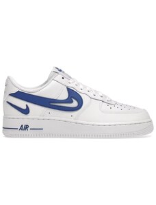 Nike Air Force 1 Low '07 FM Cut Out Swoosh White Game Royal