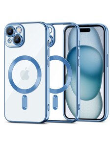 Ochranný kryt na iPhone 15 - Tech-Protect, Magshine MagSafe Sky Blue