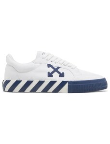 Off-White Vulcanized Low White Blue Canvas