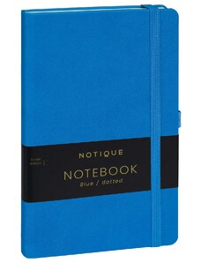 BAAGL Notes Modrý, tečkovaný, 13 × 21 cm