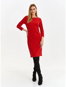 Top Secret dámské šaty 3/4 rukáv červené