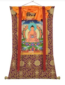 Thangka, Buddha Šakjamuni, 67x90cm