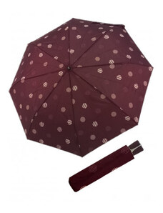 Doppler Fiber Mini Timeless - dámský skládací deštník, vínová