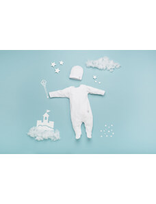 Pinokio White Sleepsuit White