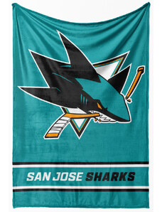 Carbotex Deka NHL San Jose Sharks Essential 150x200 cm