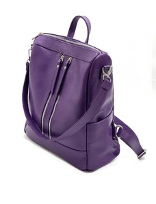 Hernan (Itálie) Kabelka batoh z kůže 5781 Itálie barva: fialová