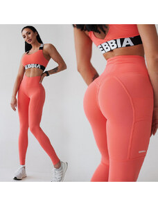 NEBBIA - Legíny High Waist FIT&SMART 505 (peach)